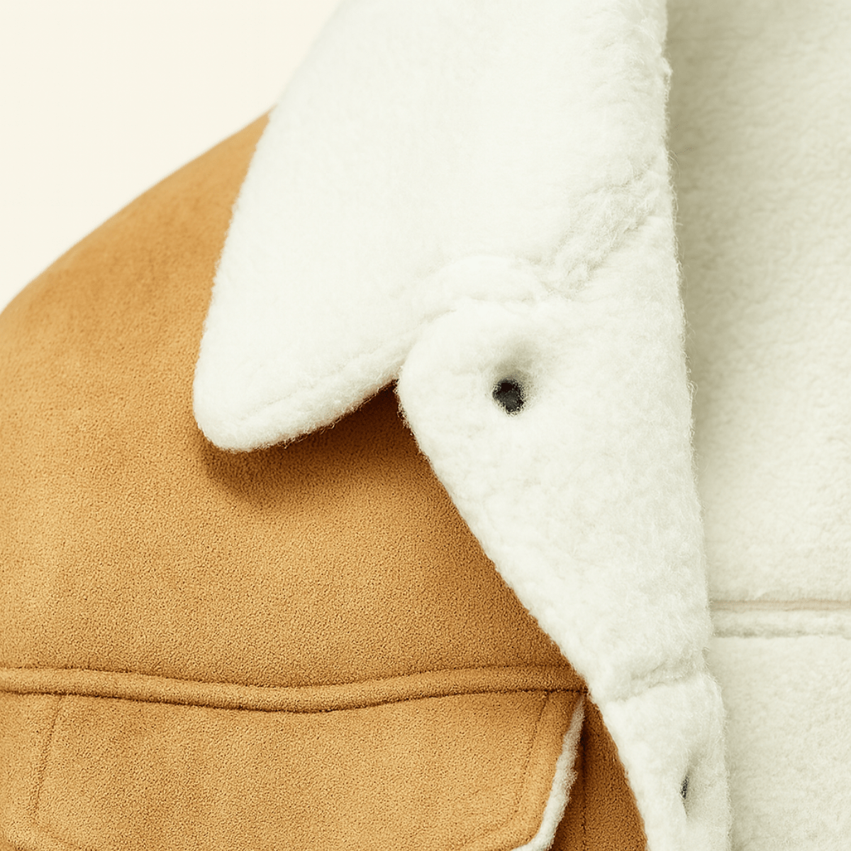 Aiden | Fleece Suède Leren Jas