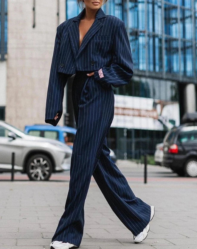 Dames 2-Delige Blazer Set | Stijlvol Design