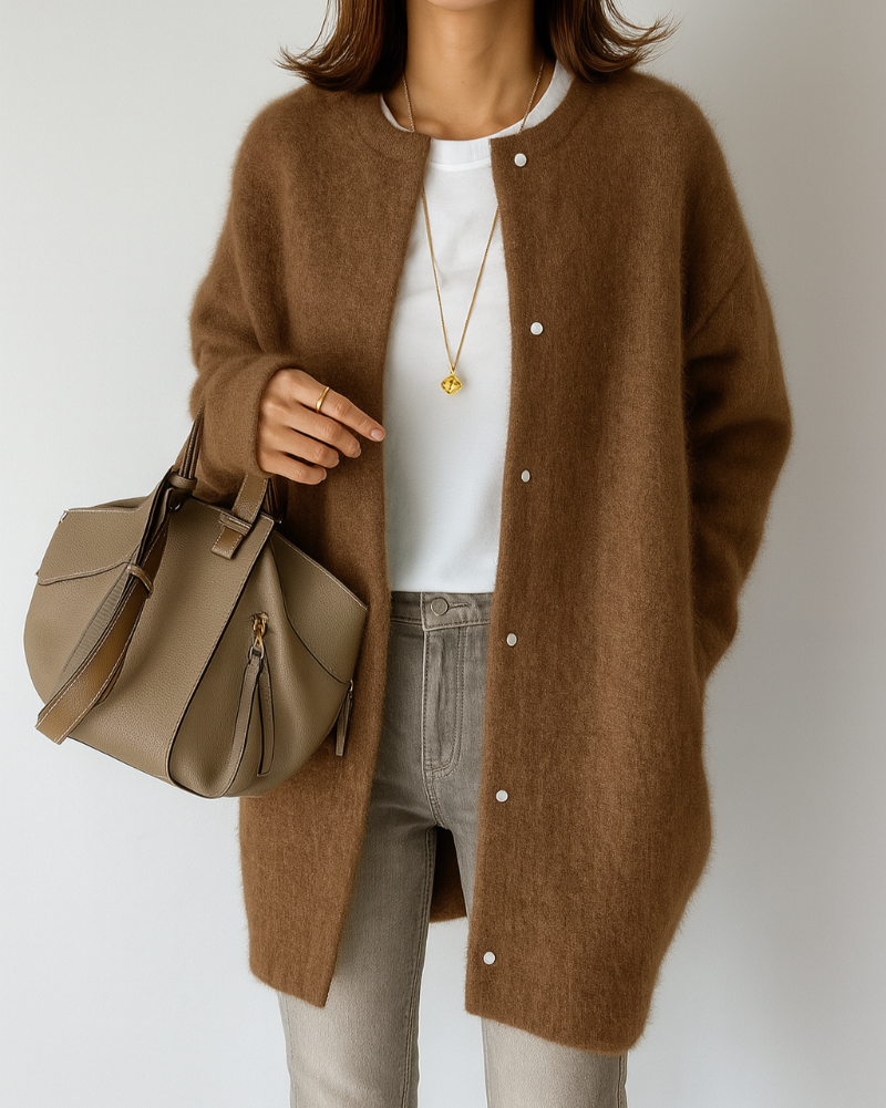 Dames Cardigan Met Knopafsluiting | Lichtgewicht