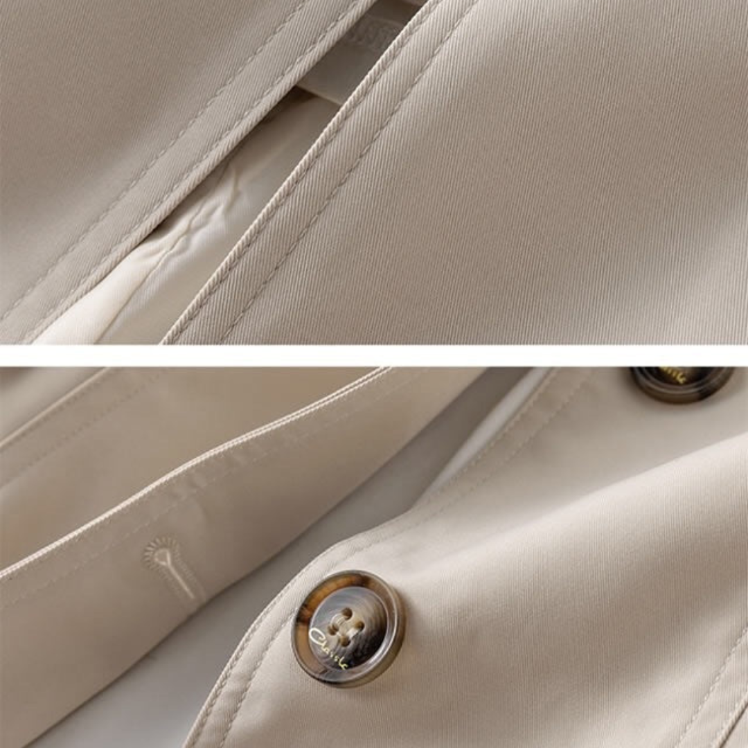 Dames Herfst Trenchcoat | Windbestendig Met Knoopsluiting