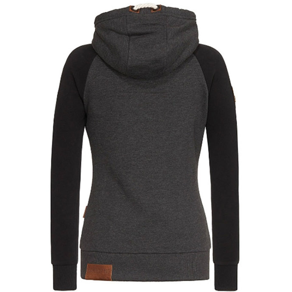Dames Hoodie | Slim Fit en Handige Rits