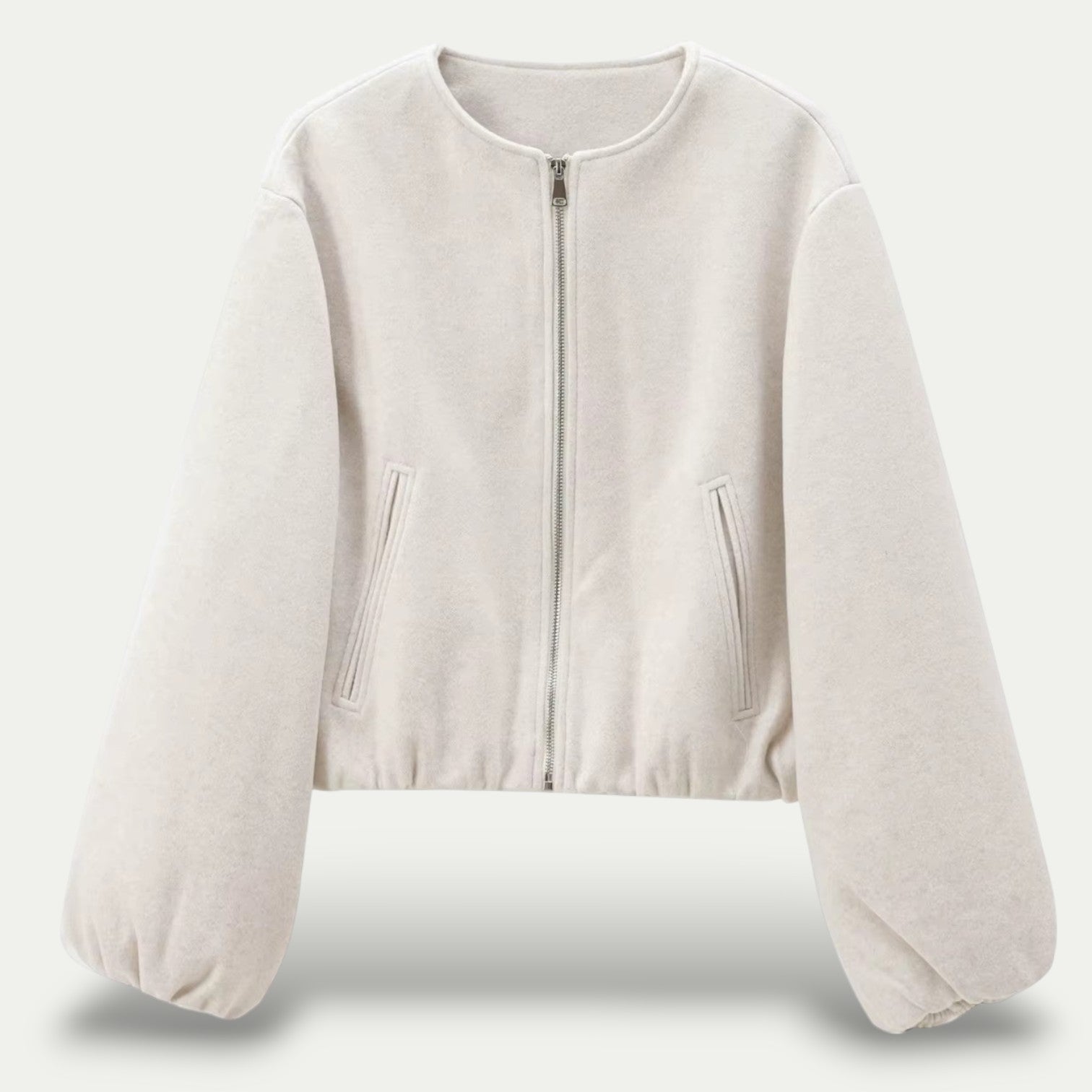Dames Korte Bomberjas Met Ritsafsluiting | Trendy