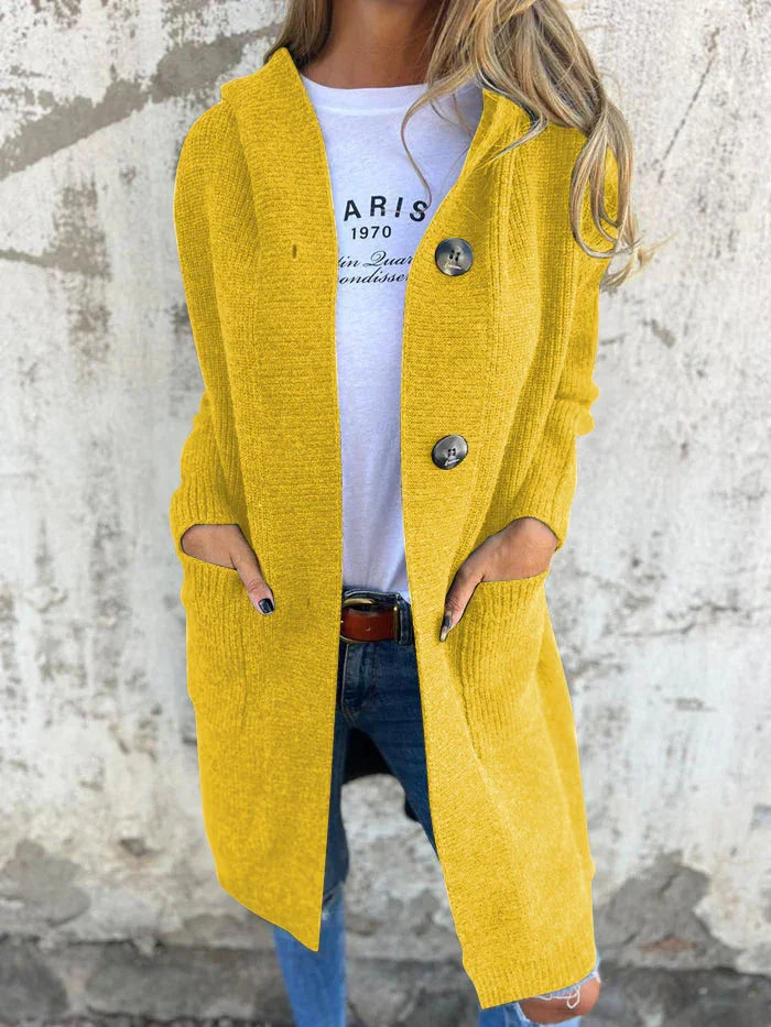 Dames Lange Cardigan | Met Knopen - Herfst
