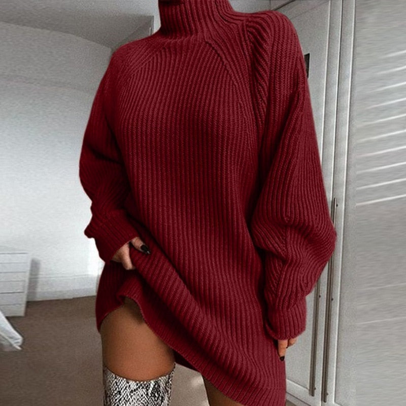 Dames Lange Wintertrui | Oversized
