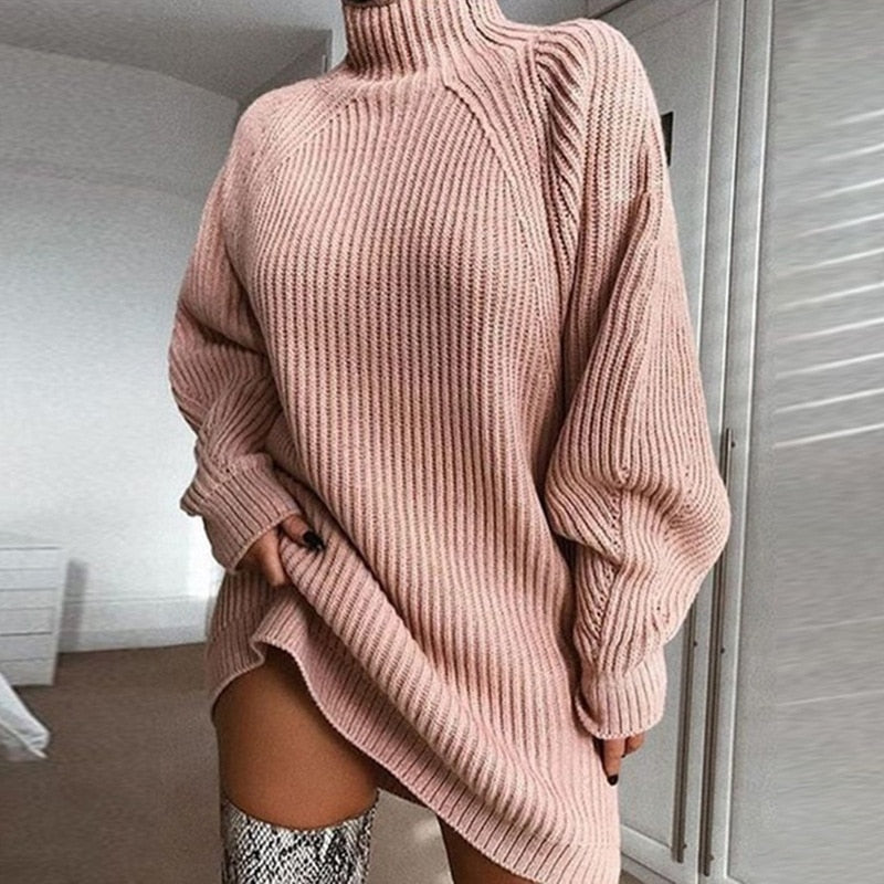 Dames Lange Wintertrui | Oversized