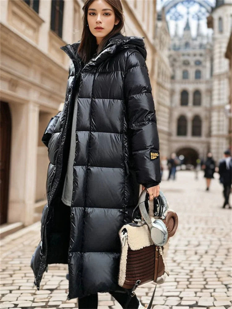 Dames Lichtgewichte Puffer | Winterjas - Lang