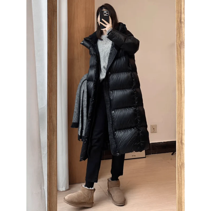 Dames Lichtgewichte Puffer | Winterjas - Lang