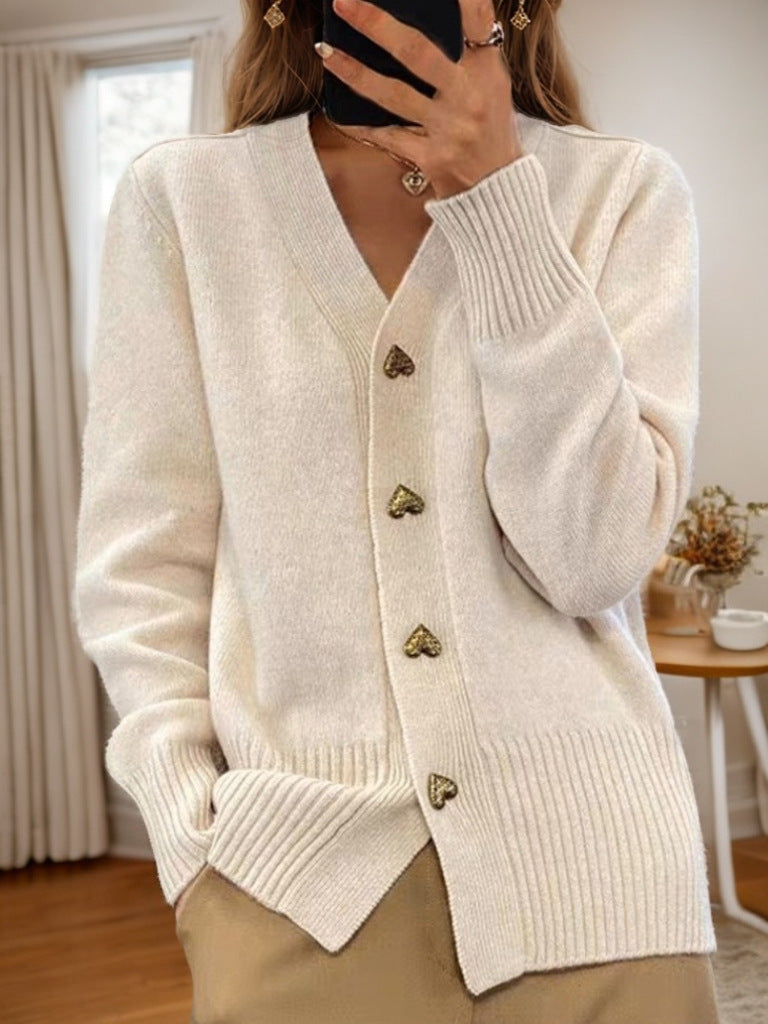 Dames Lichtgewichte Vest | Met Knoopsluiting | Hartjes