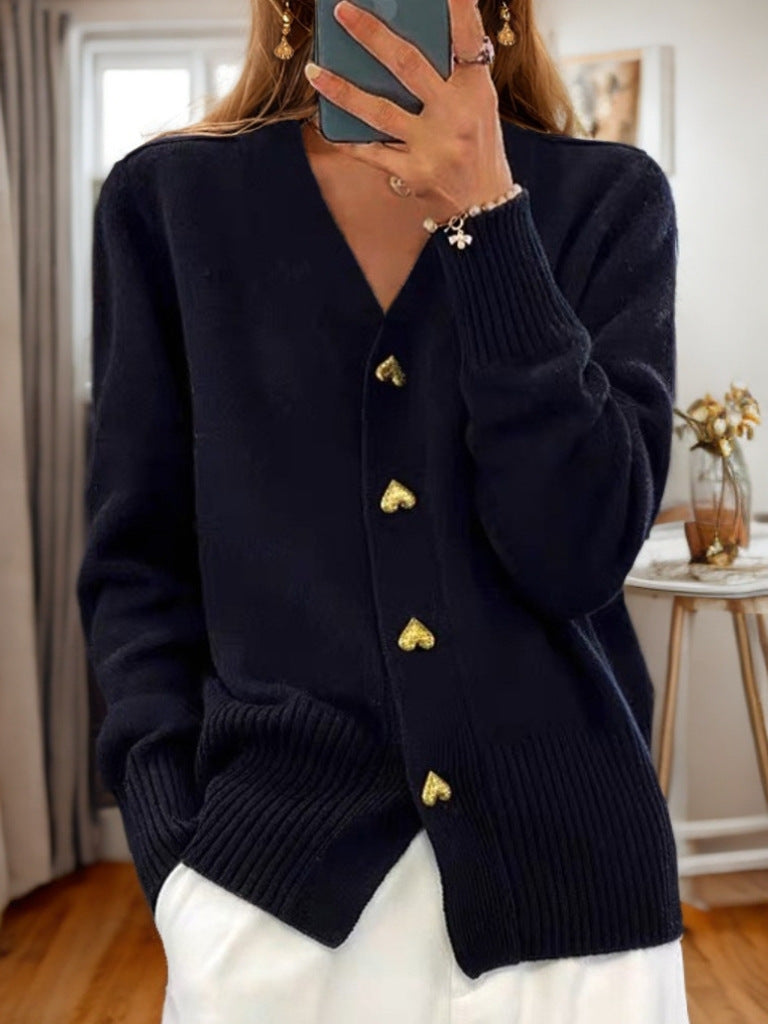 Dames Lichtgewichte Vest | Met Knoopsluiting | Hartjes