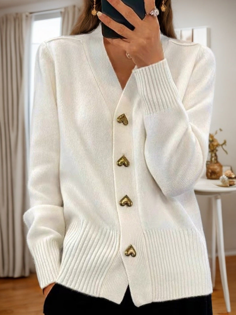 Dames Lichtgewichte Vest | Met Knoopsluiting | Hartjes
