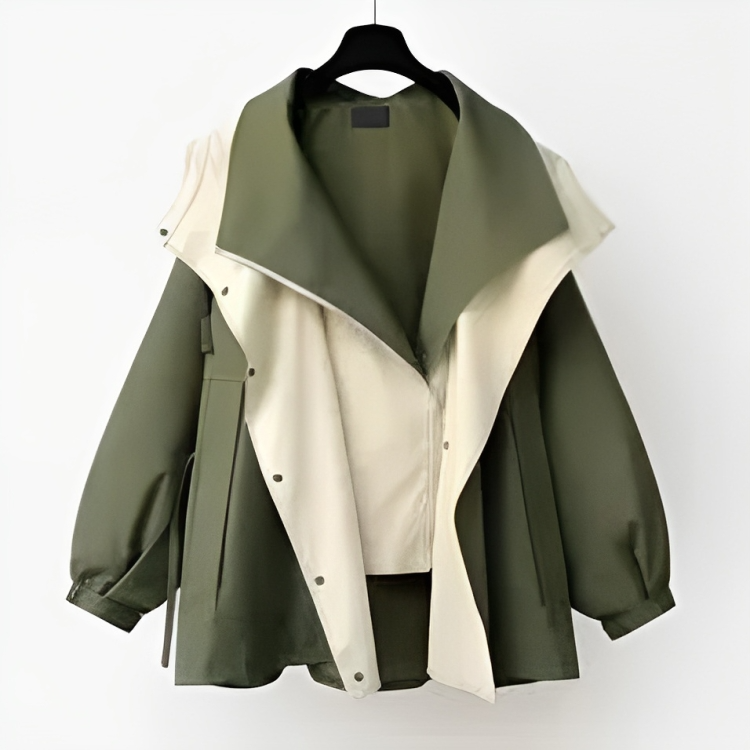 Dames Multicolor Regenjas | Capuchon