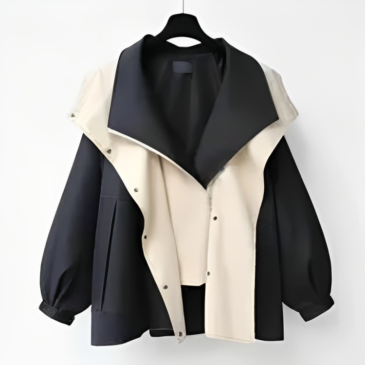 Dames Multicolor Regenjas | Capuchon