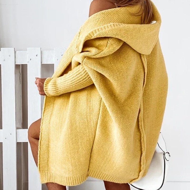 Dames Oversized Cardigan | Capuchon