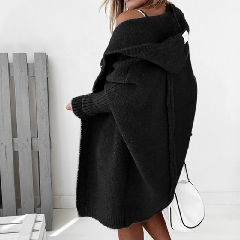 Dames Oversized Cardigan | Capuchon
