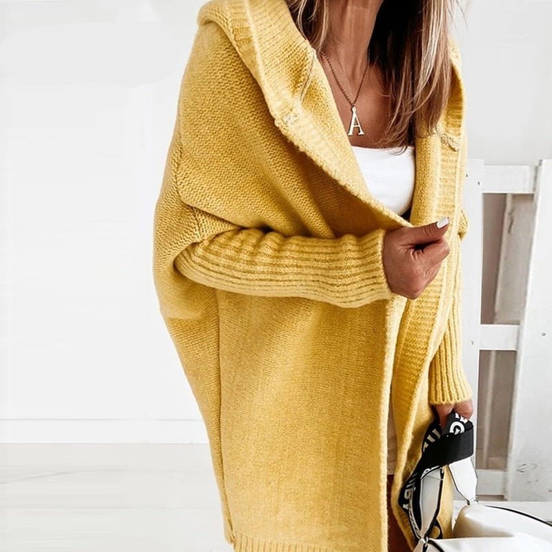 Dames Oversized Cardigan | Capuchon