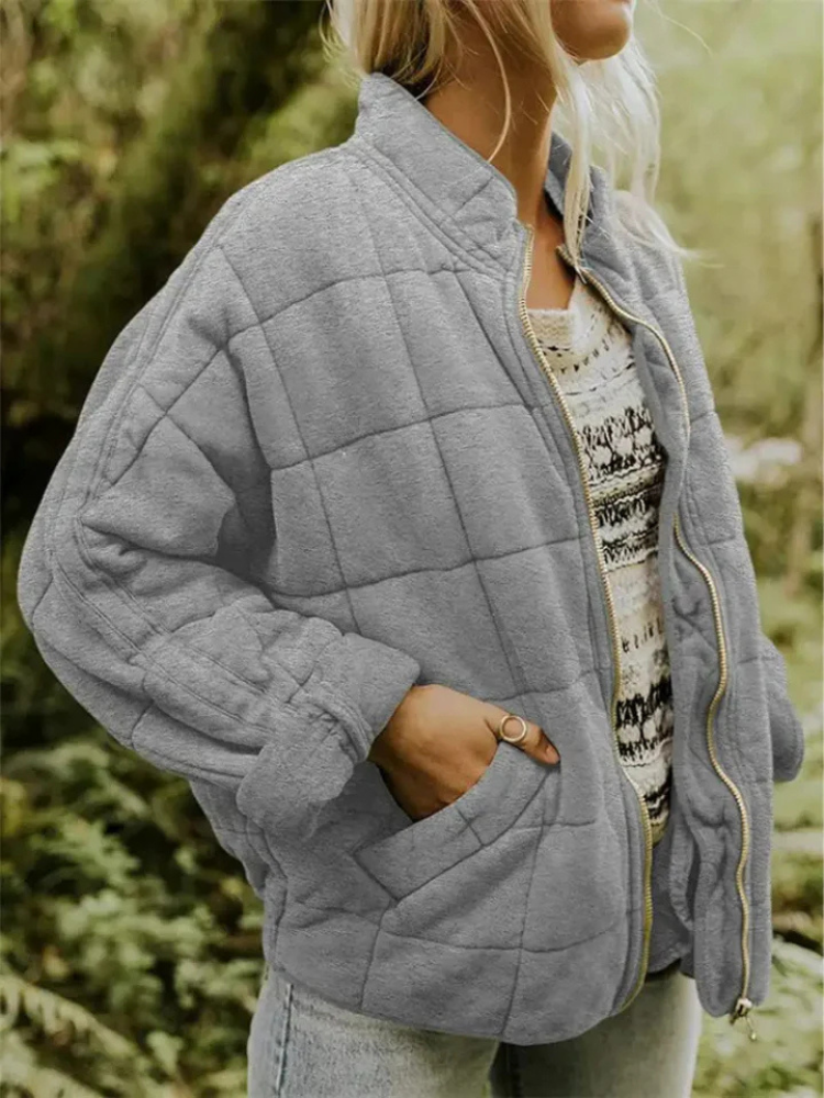 Dames Oversized Overgangsjas | Licht & Trendy