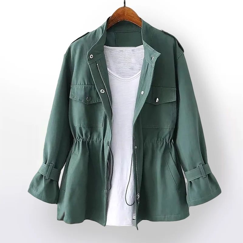 Dames Stijlvolle Trenchcoat | Ritsluiting