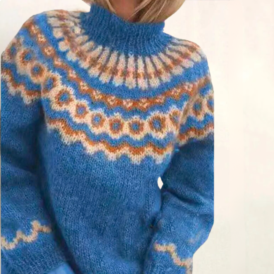 Dames Trui Met Hoge Kraag | Winter