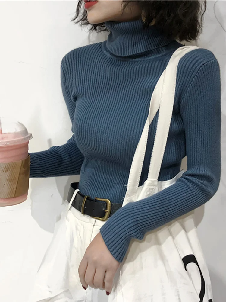 Dames Turtleneck | Slanke en Stijlvolle Gebreide Trui