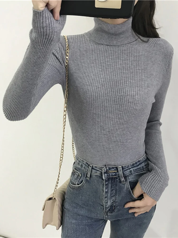 Dames Turtleneck | Slanke en Stijlvolle Gebreide Trui