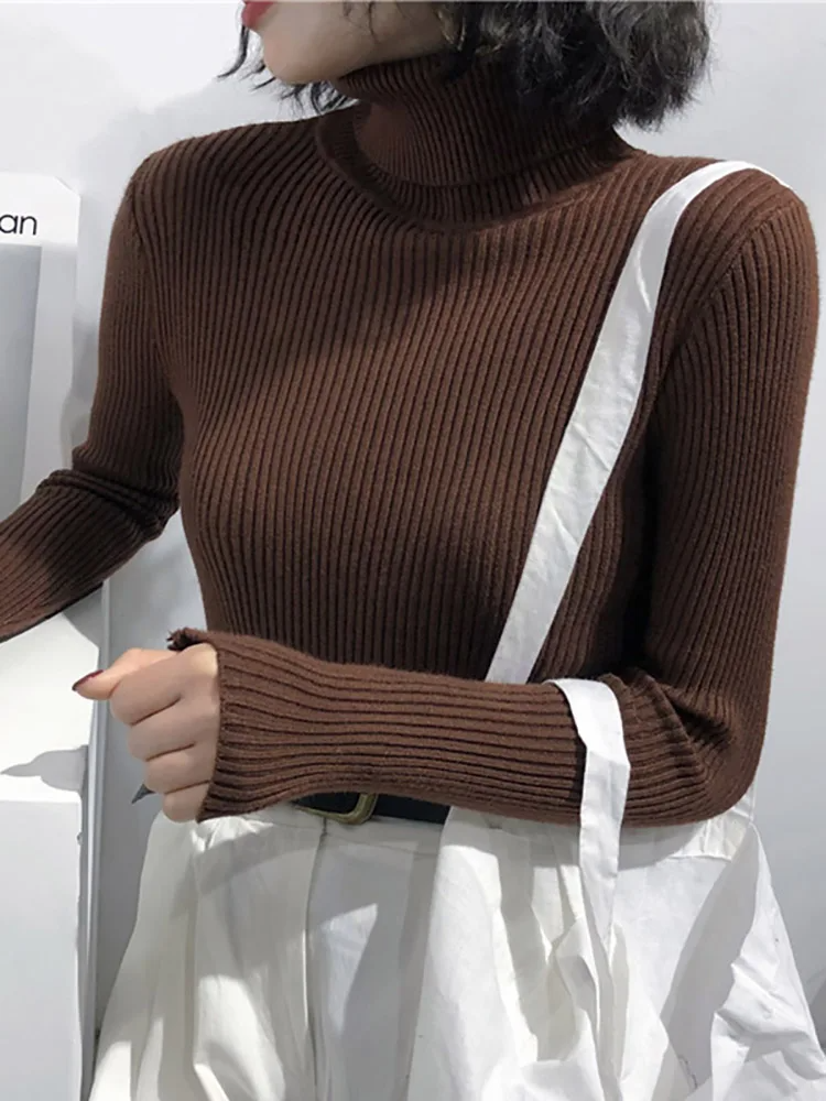 Dames Turtleneck | Slanke en Stijlvolle Gebreide Trui