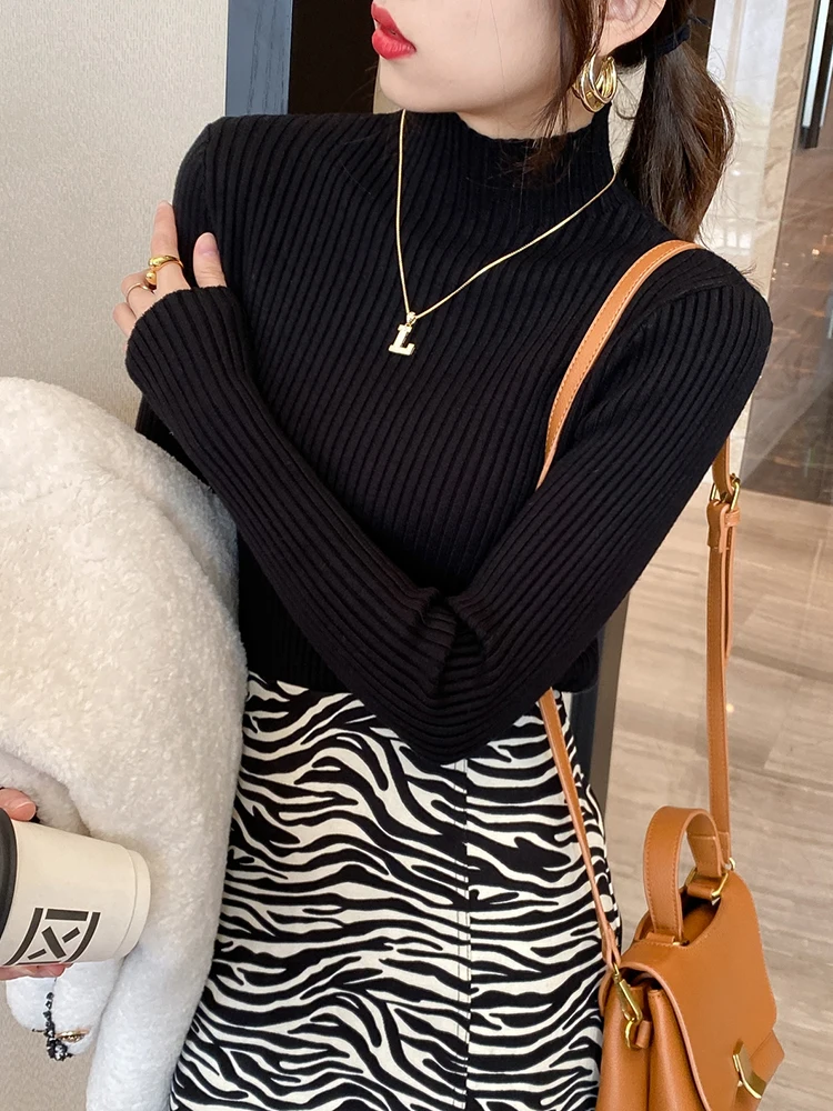 Dames Turtleneck Trui | Casual Stijl en Volledige Mouwen