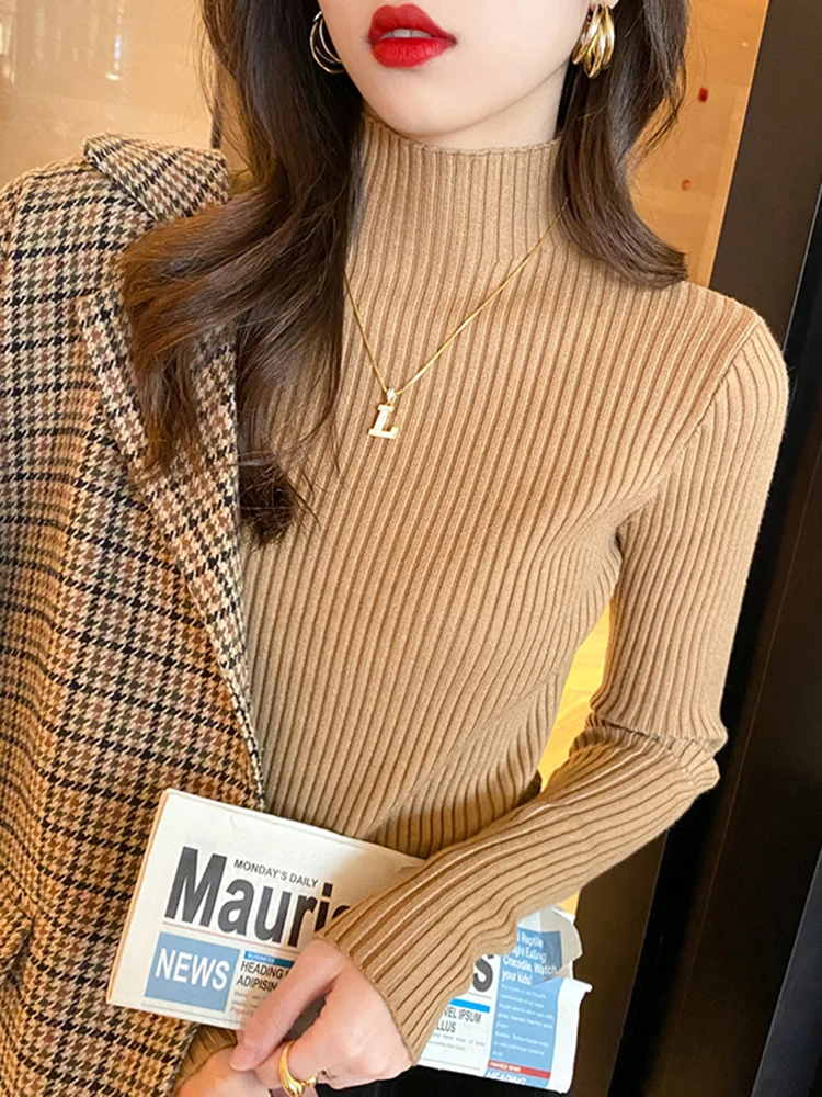 Dames Turtleneck Trui | Casual Stijl en Volledige Mouwen