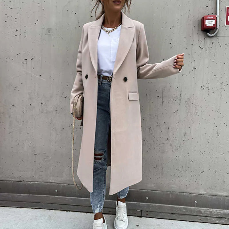 Dames Tussenseizoen Trenchcoat | Met Knoopsluiting