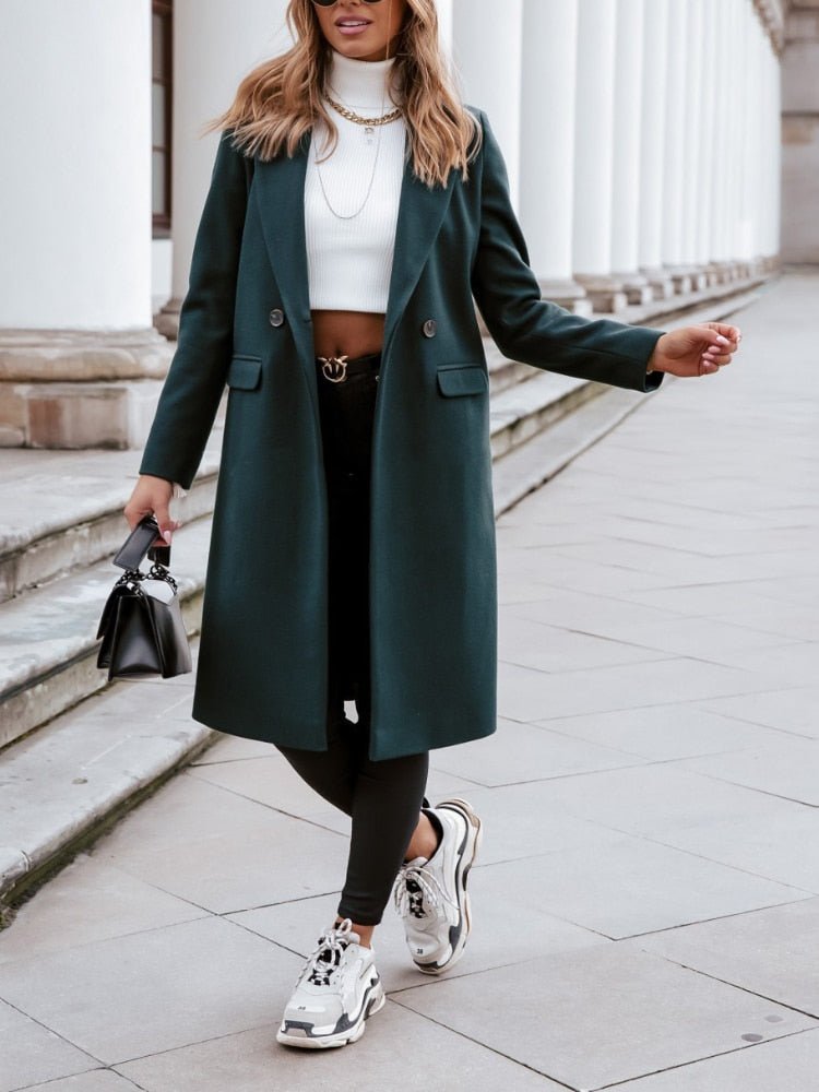 Dames Tussenseizoen Trenchcoat | Met Knoopsluiting