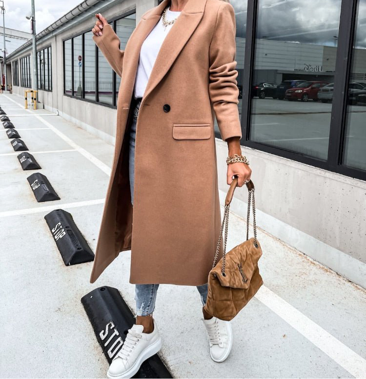 Dames Tussenseizoen Trenchcoat | Met Knoopsluiting