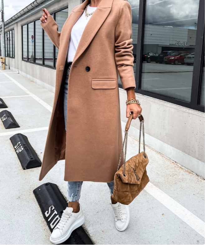 Dames Tussenseizoen Trenchcoat | Met Knoopsluiting
