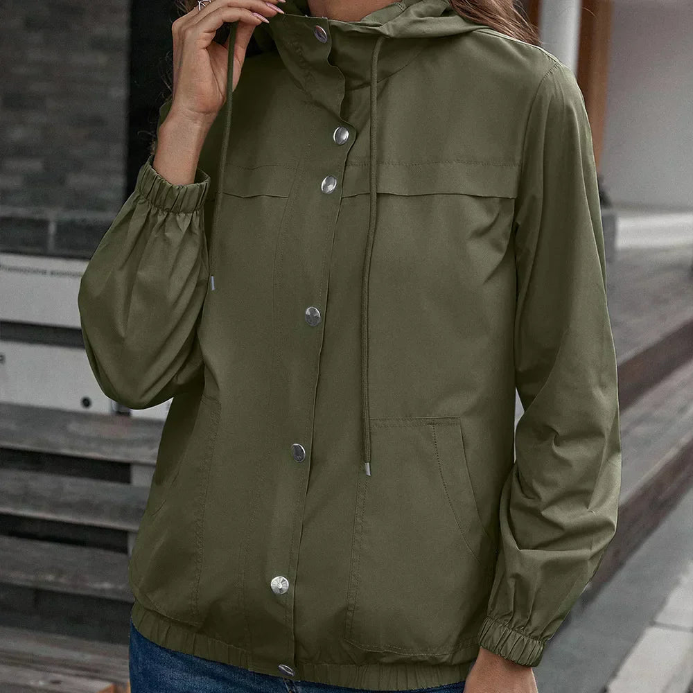 Dames Tussenseizoen Waterdichte Trenchcoat | Lichtgewicht