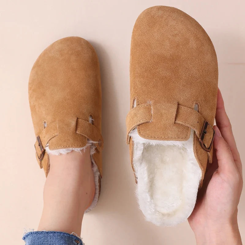 Dames Warme Winterpantoffels | Antislip