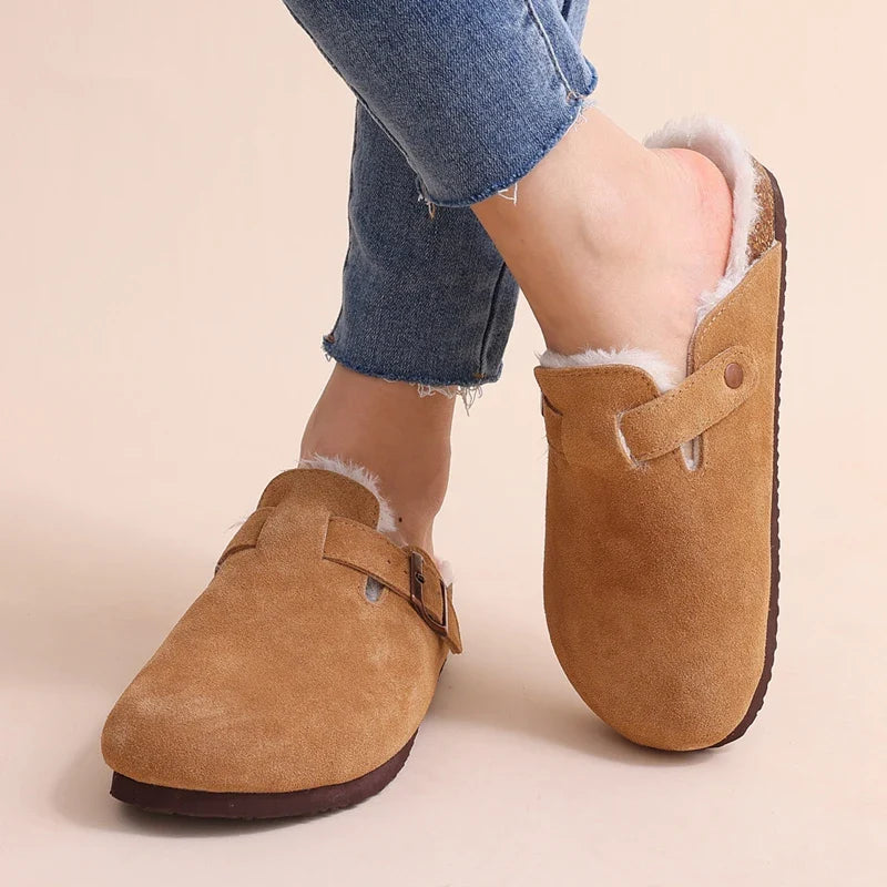 Dames Warme Winterpantoffels | Antislip