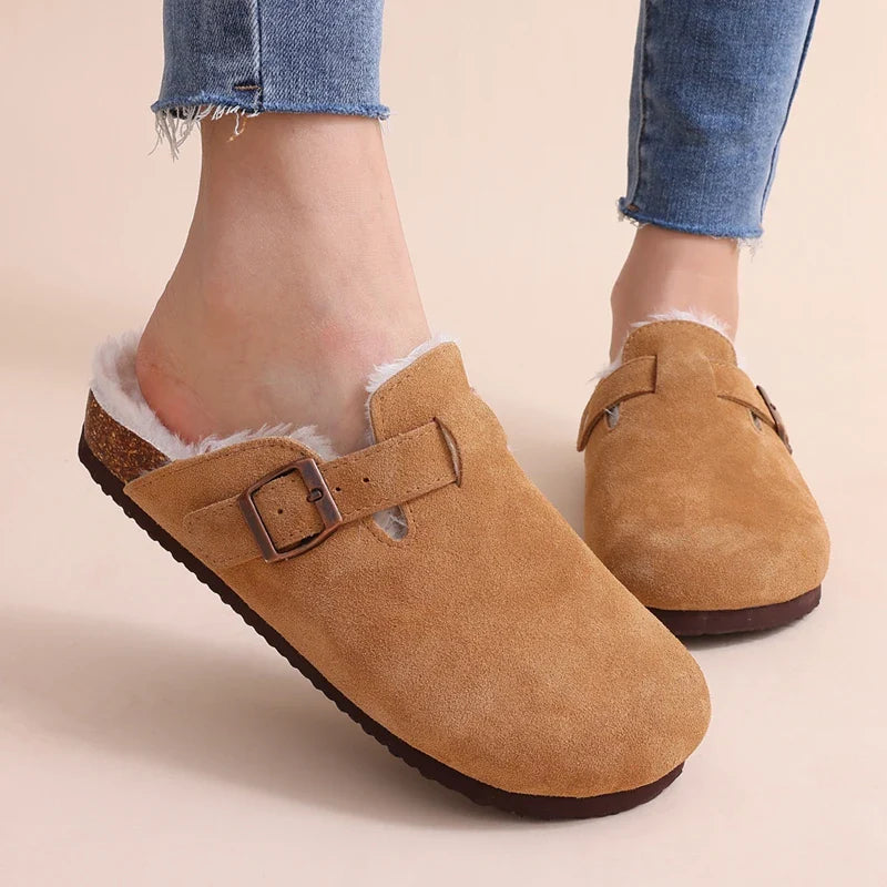 Dames Warme Winterpantoffels | Antislip