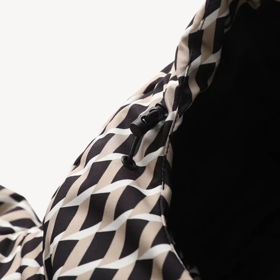 Dames Winter Puffer Jas | Met Riem en Capuchon