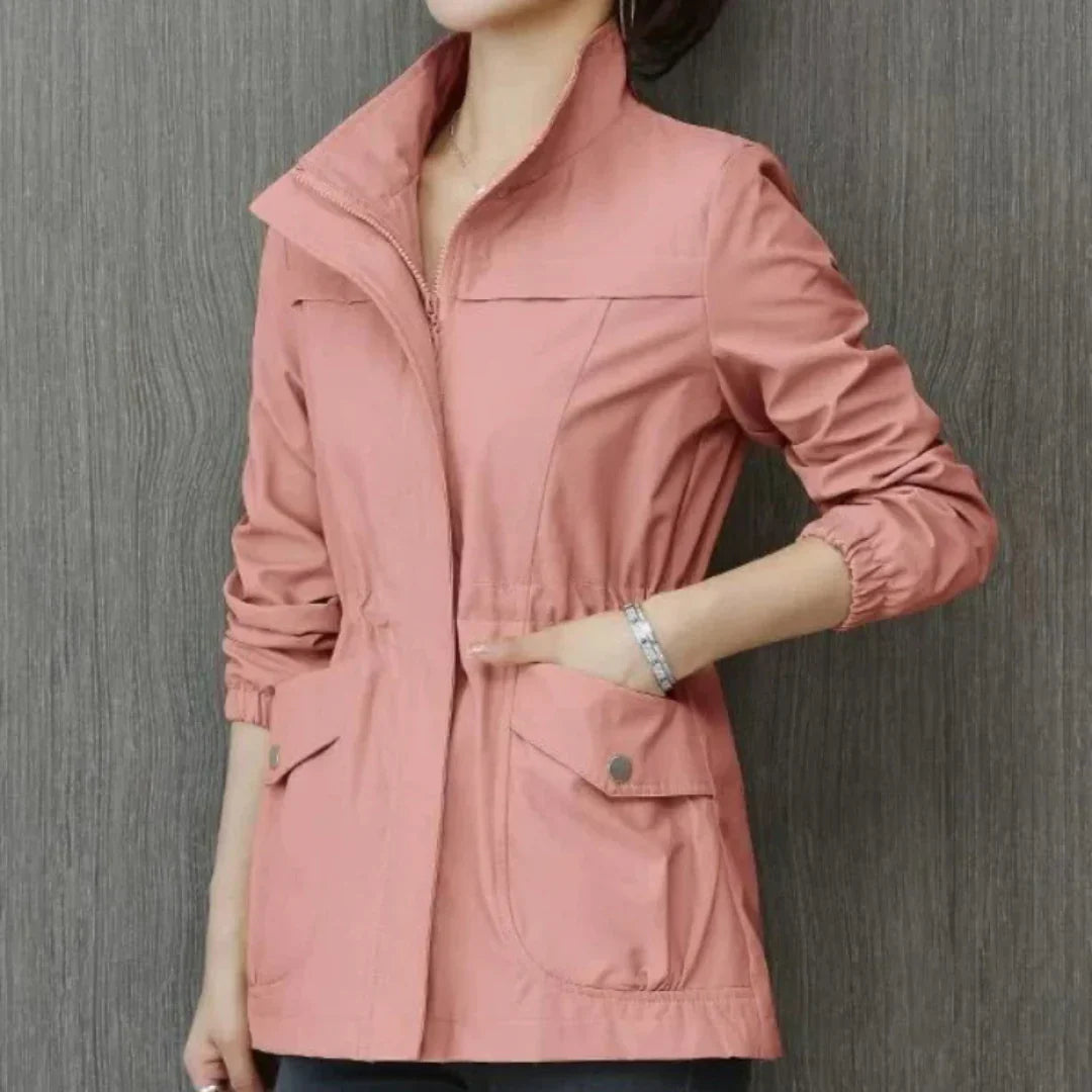 Dames Winter Trenchcoat | Met Kraag