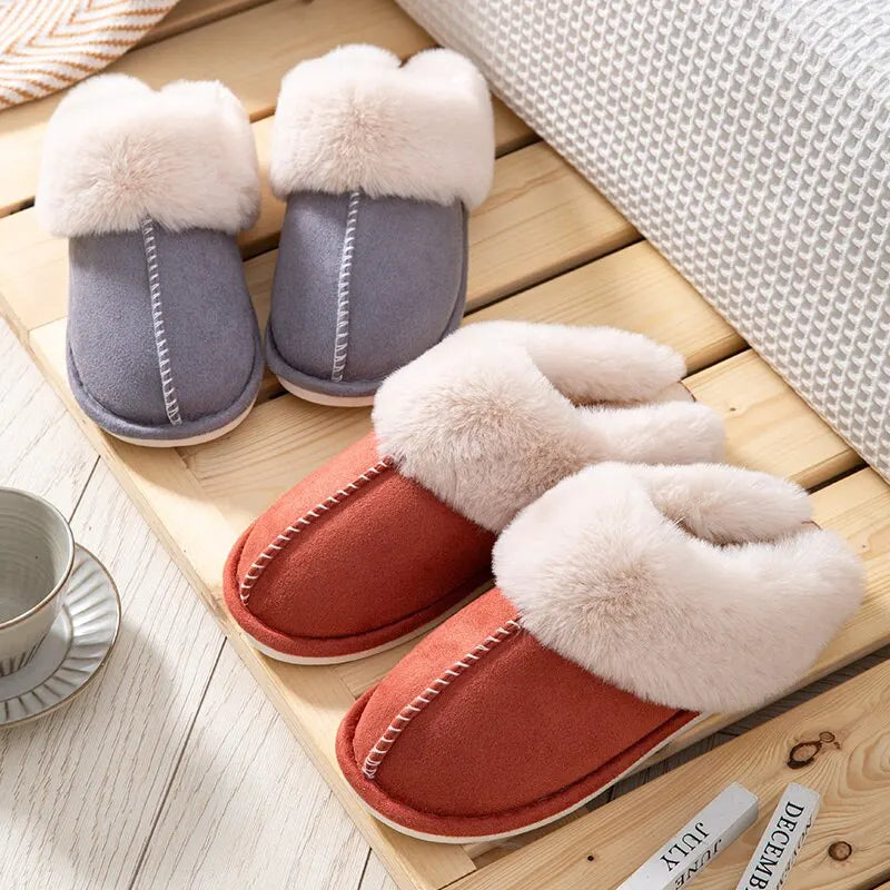 Dames zachte Winterpantoffels | Zacht en Warm voor Binnen