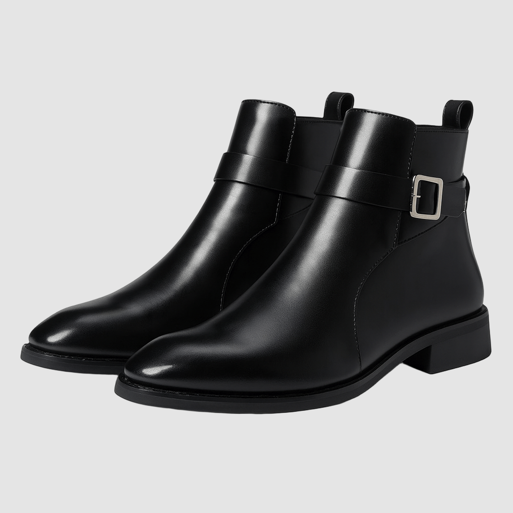 Harrison | Luxe Chelsea Boots, Gesp