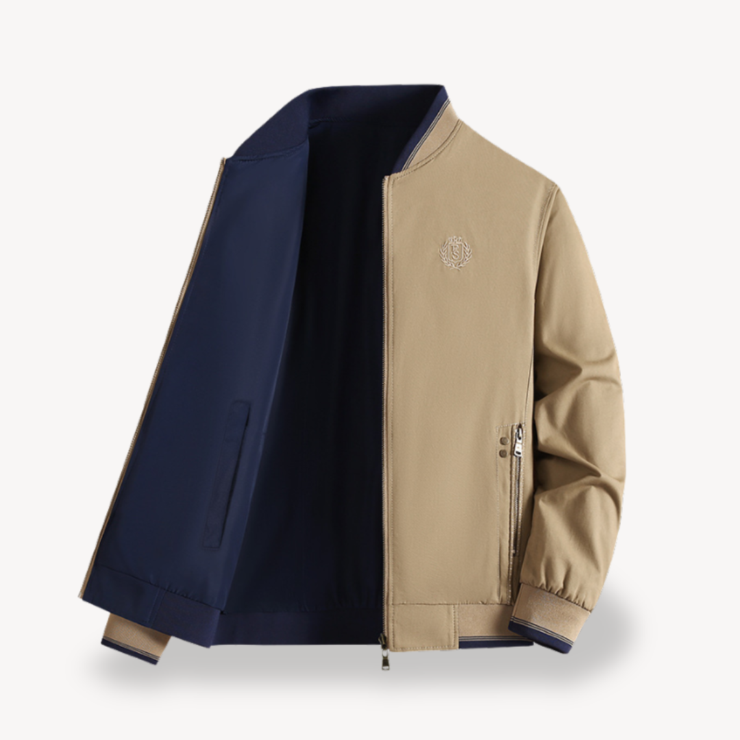 Heren Bomberjack | Reversibel en Slim Fit Pasvorm