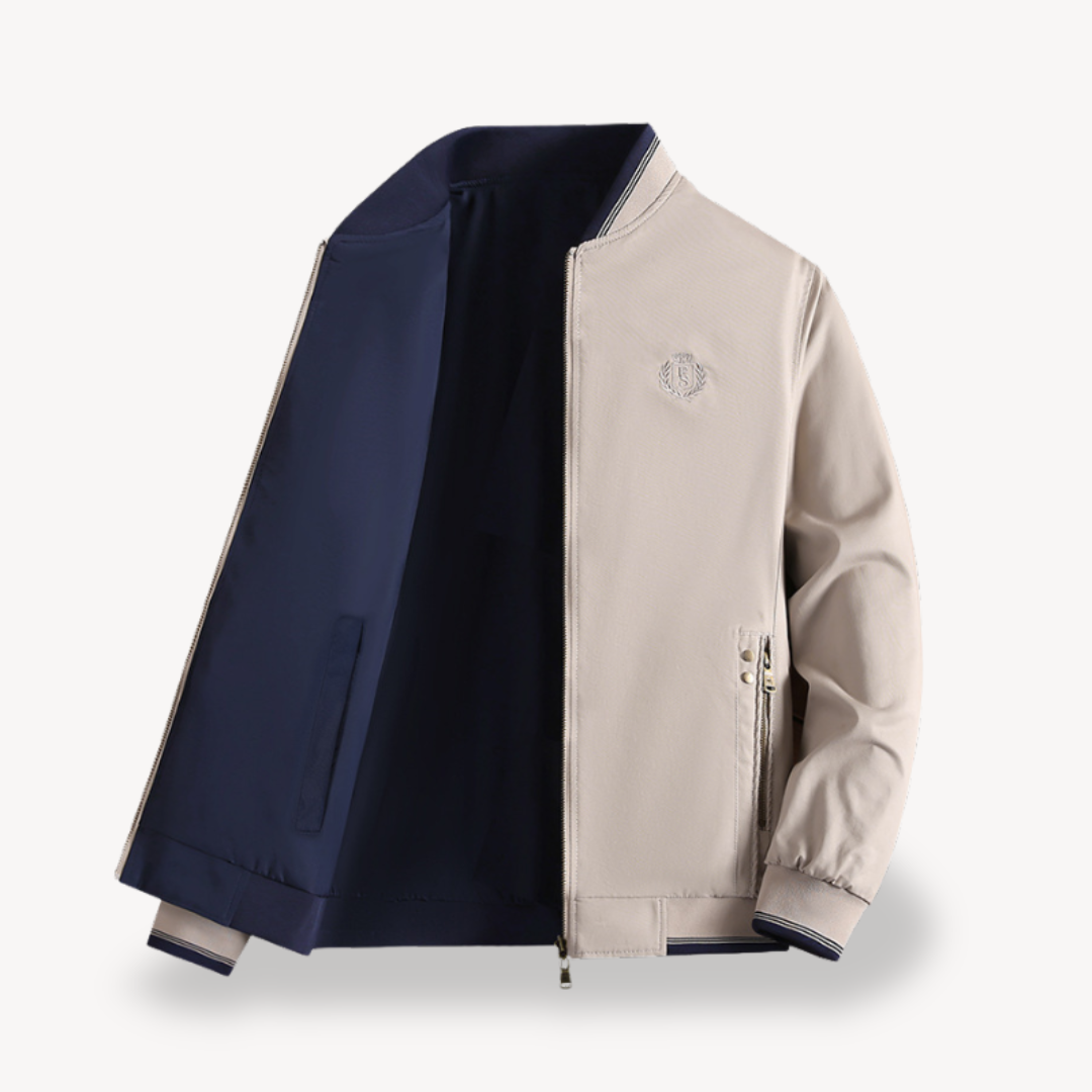 Heren Bomberjack | Reversibel en Slim Fit Pasvorm