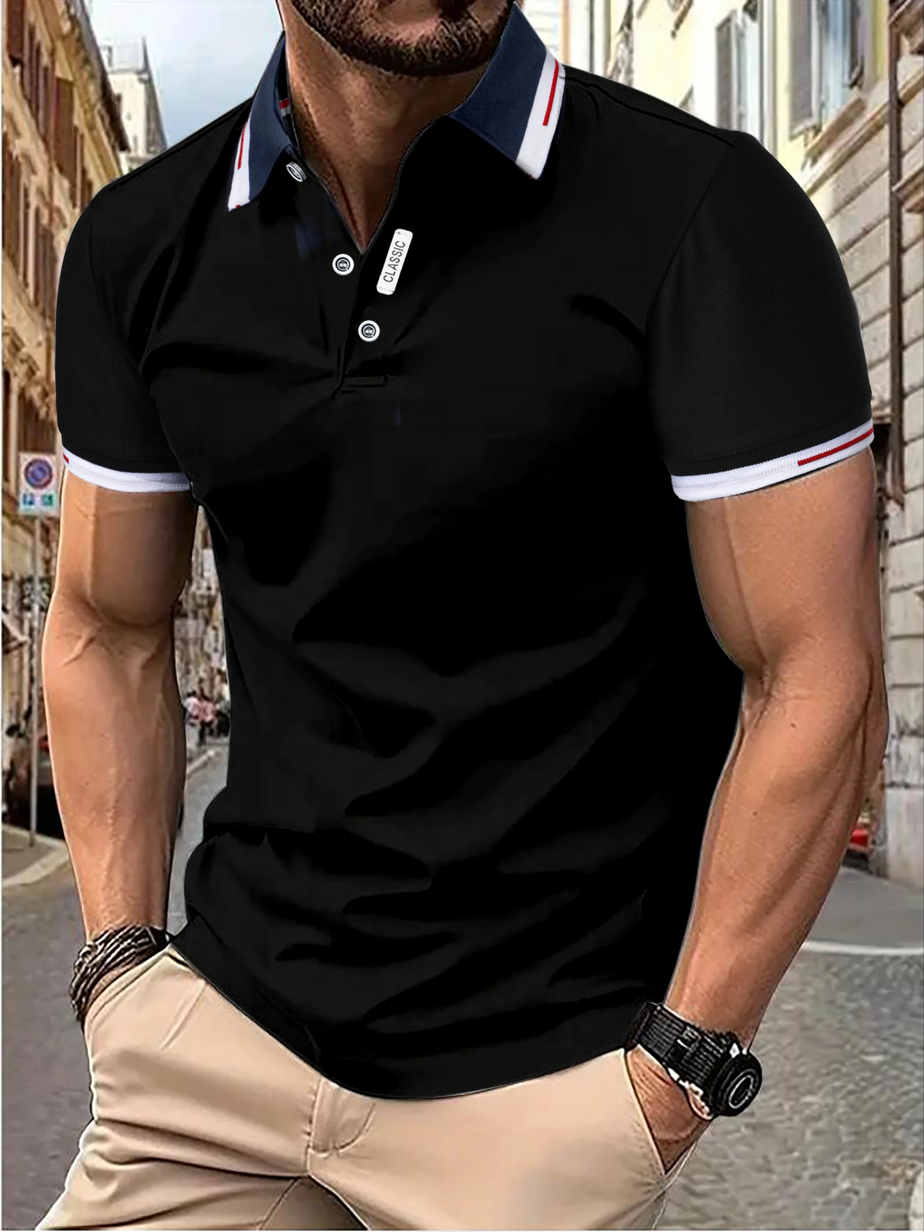 Heren Casual Polo Shirt | Zorgeloze Stijl