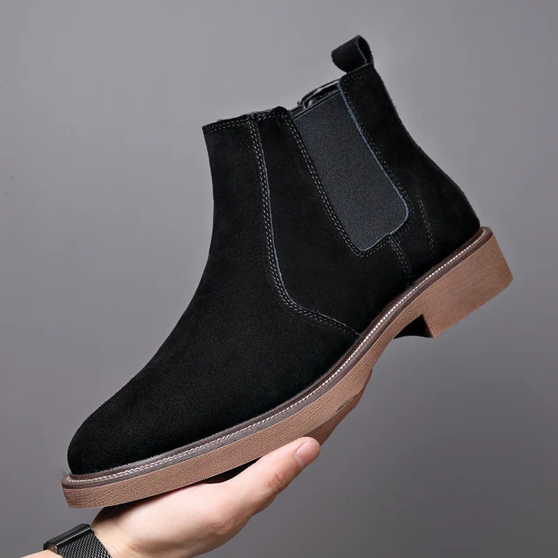 Heren Chelsea Boots met Pluche Voering | Winter