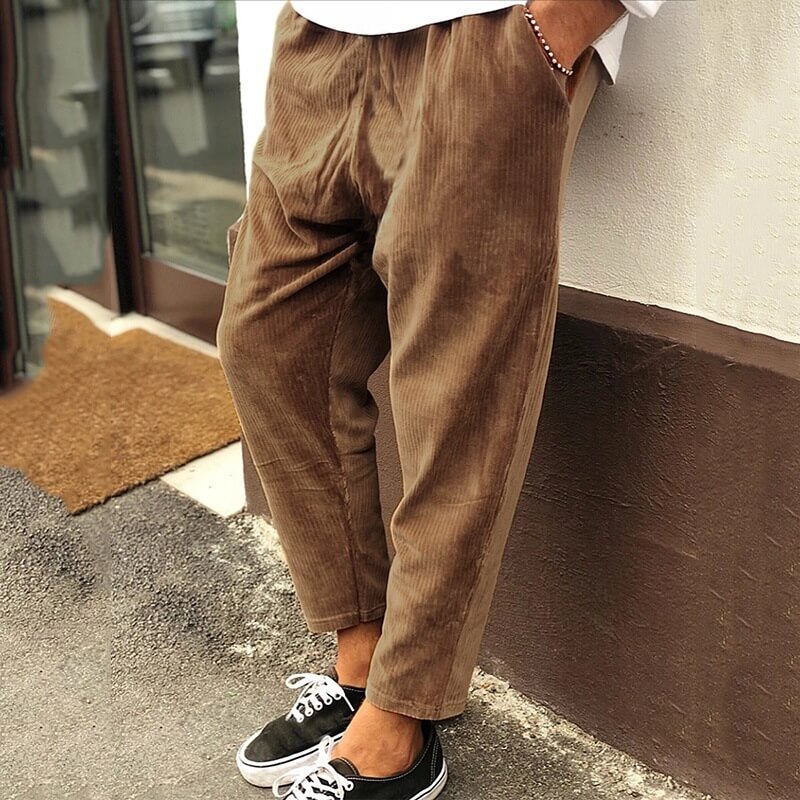 Heren Corduroy Broek | Losse Pasvorm en Tijdloos Design