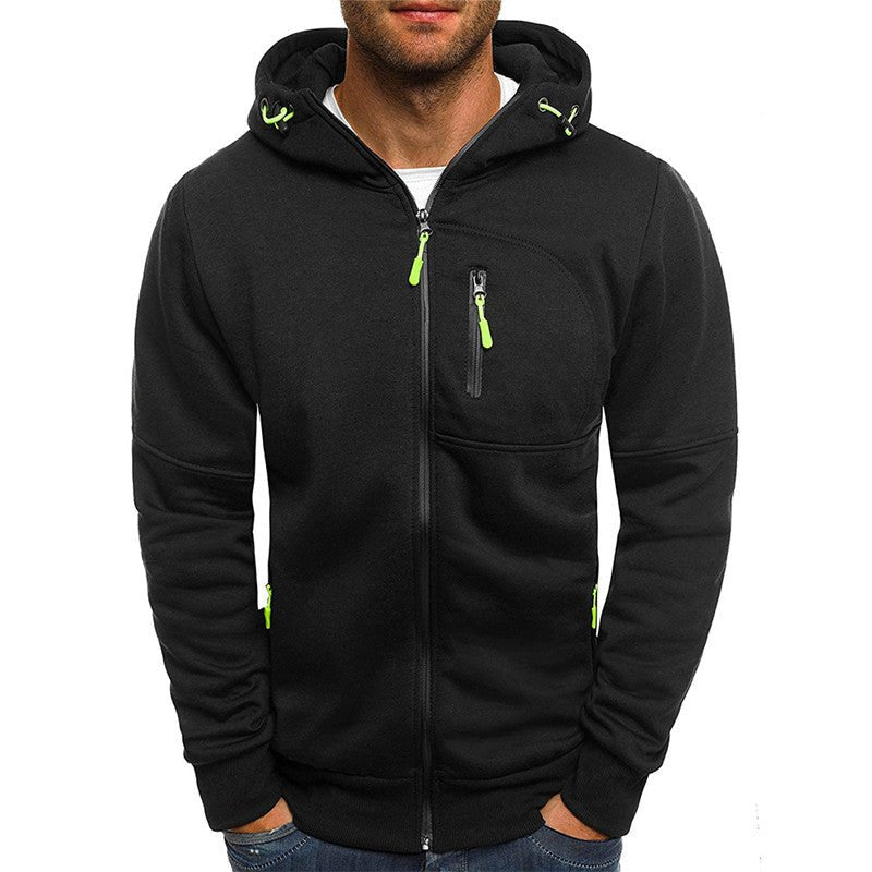 Heren Hoodie | Ritssluiting en Functionele Zakken