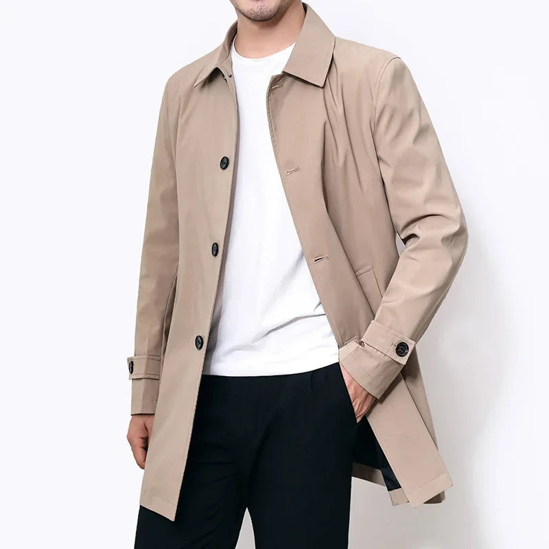 Heren Overcoat | Klassiek Design en Stijlvolle Pasvorm