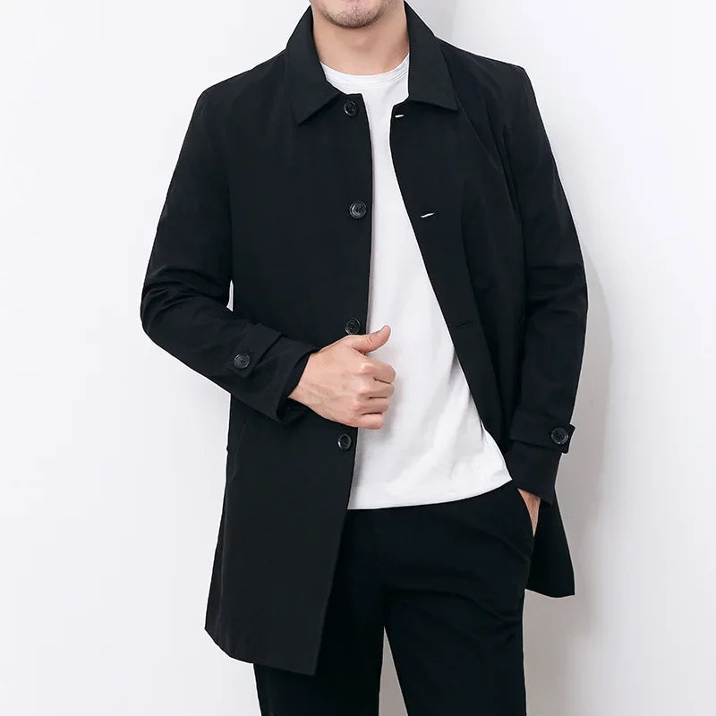 Heren Overcoat | Klassiek Design en Stijlvolle Pasvorm