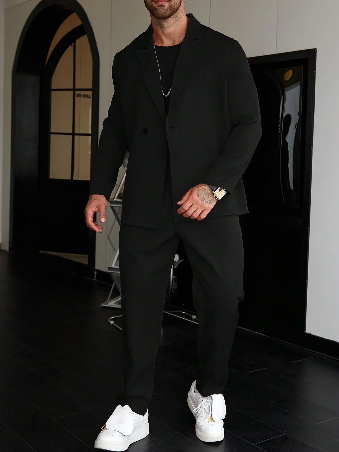 Heren Pak | Slim Fit met Getailleerde Blazer en Pantalon