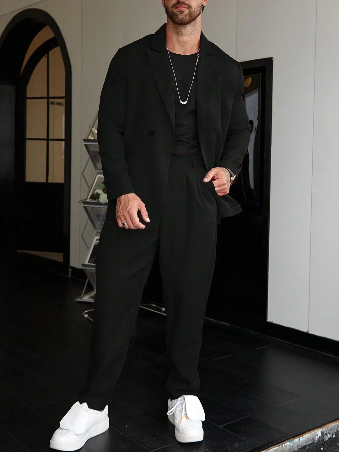 Heren Pak | Slim Fit met Getailleerde Blazer en Pantalon