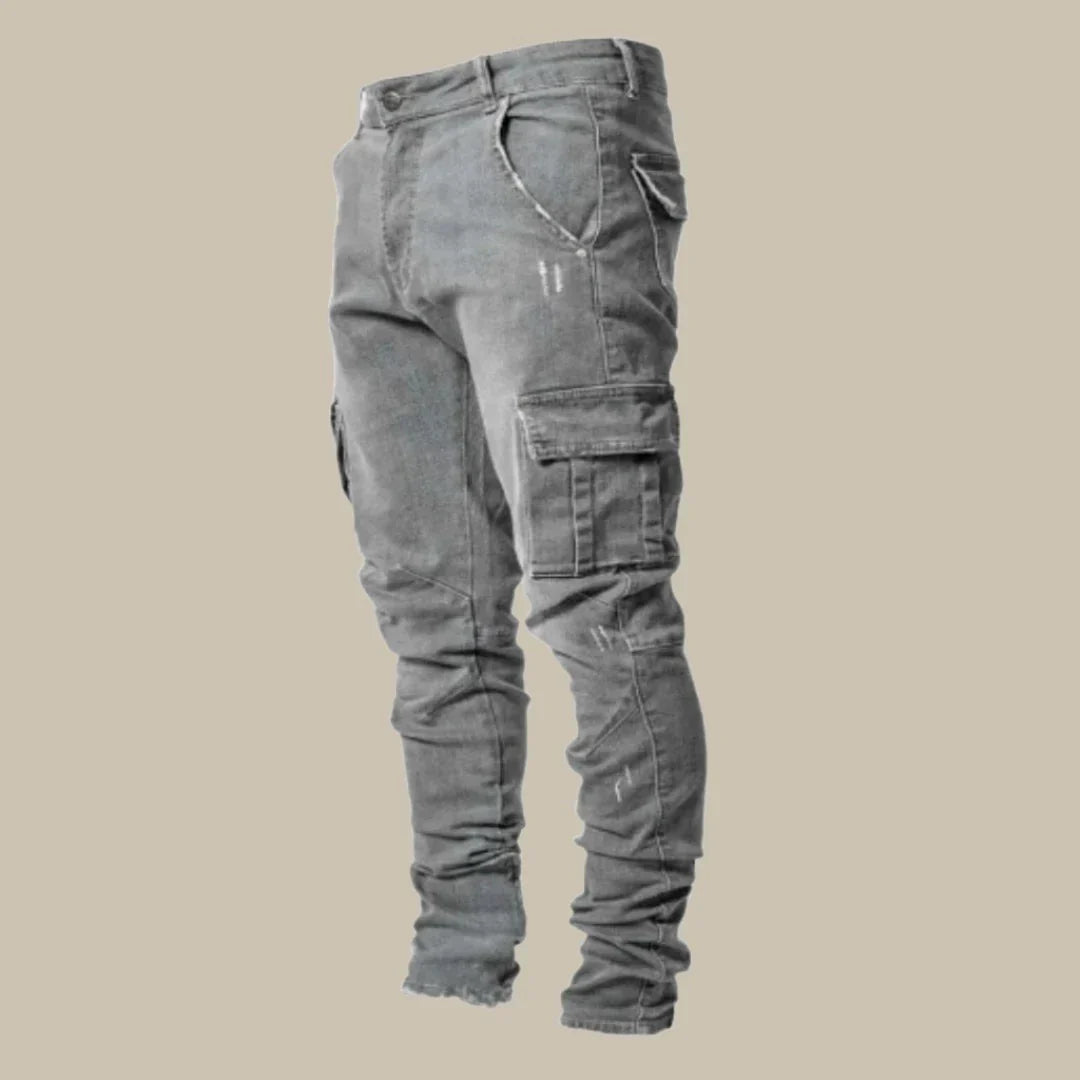 Heren Rekbare Cargo Jeans | Flexibele Pasvorm